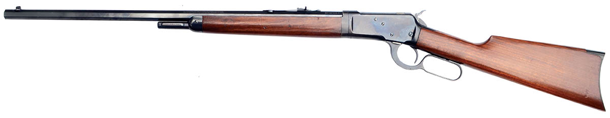 Special-order Winchester Model 1892 takedown with a half-magazine, manufactured in 1920.